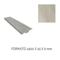 STRETTO - Moldura SPC Nórdico Cenizal 2400 X 45 X 6 mm Tira
