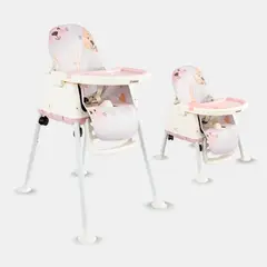 BEBESIT - Silla Comedor para Bebé Infantil 3 En 1 Smart Rosado