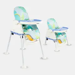 BEBESIT - Silla Comedor para Bebé Infantil 3 En 1 Smart Azul