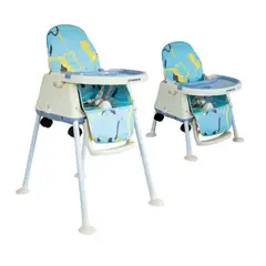 BEBESIT - Silla Comedor para Bebé Infantil 3 En 1 Smart Azul