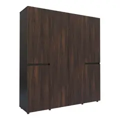 undefined - Closet Nápoles 200x180x50 cm Panela Blanco