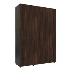 undefined - Closet napoles 200x140x50 cm fume negro