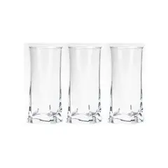 BORGONOVO - Vaso Gótico Largo Set x 3 330 ml Italia