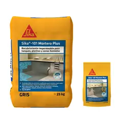 SIKA - Sika101 Gris 25 Kg + Sika101 Gris 10 Kg