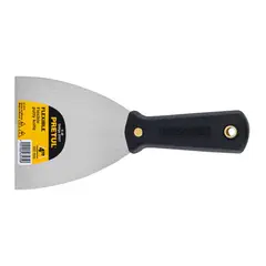 PRETUL - Espátula Flexible de 10 Cm. Mango de Polipropileno x 6 Unidades