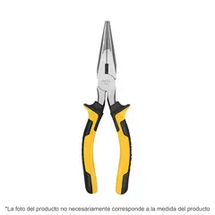 PRETUL - Alicate de Punta Larga de 6 Pulgadas Mango Comfort Grip X 6 Unidades