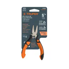 TRUPER - Alicate de Electricista Profesional de 5 Pulgadas Comfort Grip X 6 Uds