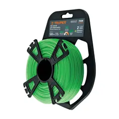 TRUPER - Hilo Redondo Para Guadañadora De 120 Metros. Diámetro 2 Mm X 4 Unidades