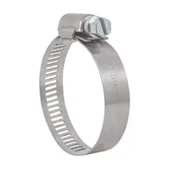 FIERO - 10 Abrazaderas En Acero Inoxidable Desde 32 Mm a 51 Mm x 5 Unidades