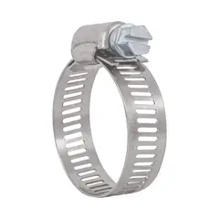 FIERO - 10 Abrazaderas En Acero Inoxidable Desde 19 Mm a 38 Mm x 5 Unidades