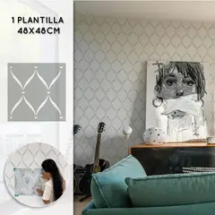 VAMARU STENCILS - Plantilla para Pintar Vamarú Stencils Colección Genova 48x48 Cm 1 Und