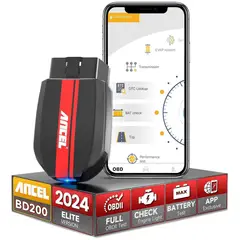 ANCEL - Escáner Profesional Bluetooth 5.0 Obd2 Bd200