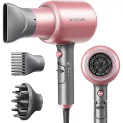 WAVYTALK - Secador de Pelo Iónico Profesional Con Difusor
