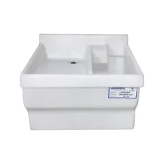 DPR SAS - Lavadero Blanco En Plástico 60x60x40 70 Litros Con Desagües