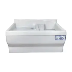 DPR SAS - Lavadero Blanco En Plástico 83x60x40 100 Litros Con Desagües