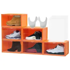 LETUSTO - Zapatero para Tenis de Alta Calidad Color Naranja