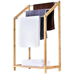 TOILETTREE PRODUCTS - Toallero para Interiores y Exteriores de Bambú