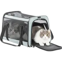 PETSFIT - Transportador Para Mascotas 49x31x31cm Pequeño Azul