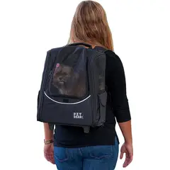 PETSFIT - Mochila Para Mascotas 49x24x49cm Mediano Azul Marino