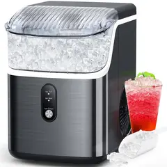 COWSAR - Máquina De Hielo Para Cubitos Masticables Con Autolimpieza Y Diseño Compacto