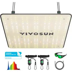 VIVOSUN - Luces Regulables Sunlike Espectro Completo Par