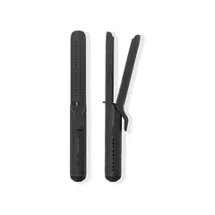 LANGE HAIR - Varita Rizadora 2 En 1 y Plancha Plana de Titanio