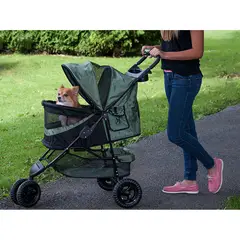 PET GEAR - Coche Para Mascotas 77x51x102cm Mediano Verde