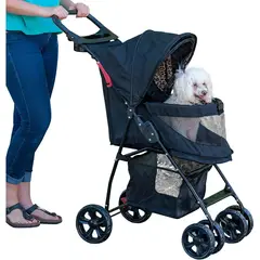 PET GEAR - Coche Para Mascotas 69x48x102cm Mediano Azul