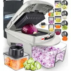 MUELLER - Cortador de Alimentos 12 Cuchillas