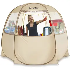 ALVANTOR - Carpa Para Camping 6 Personas Beige