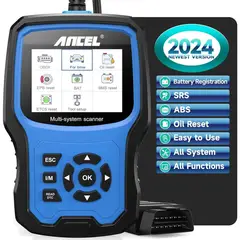 ANCEL - Escáner de Motor y Registro de Batería. Azul BM700