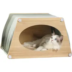 undefined - Casas para Gatos de Interior de Madera Con Alf