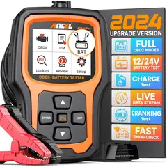 ANCEL - Escáner de Batería de Obd2 de 6 V 12 V ?ad410