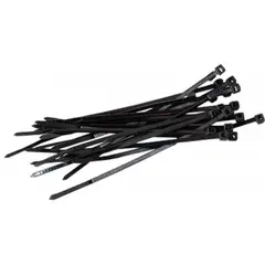 UYUSTOOLS - Amarres Plásticos Abrazadera de 20 X 0.48 cm Negro X 100 Unidades