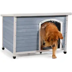 PETSFIT - Caseta Para Perros Madera118x79x82cm ExGrande