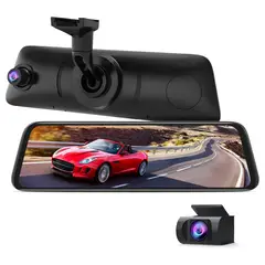 undefined - Espejo Retrovisor Con Camara y Pantalla V5pro