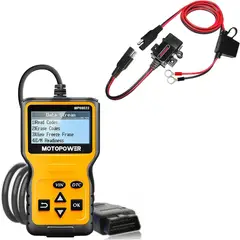 MOTOPOWER - Escáner de Diagnóstico Del Vehículo Con Cargador