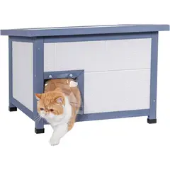 undefined - Casa de Gato Duradera Con Puerta de Escape Res