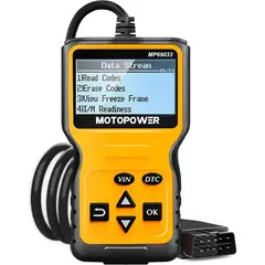 MOTOPOWER - Escáner Obd2 para Automóvil. Amarillo Mp69033 Motorpower
