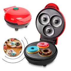 GENERAL - Máquina Mini Donas 3 Puestos Roja