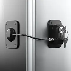 undefined - Paquete de 2 Cerraduras para Refrigerador Con Protección