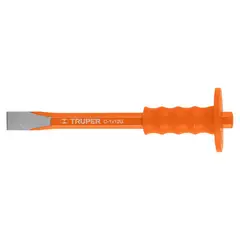 TRUPER - Cincel de 12" con Cuña de 1" Incluye Grip Protector x 4 Unidades