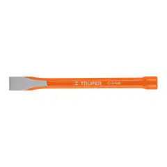 TRUPER - Cincel Profesional de 8" con Cuña de 3/4" y Cabeza Grande x 6 Unidades