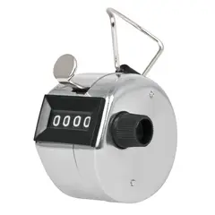 PRETUL - Contador Manual de 4 Dígitos Anti Impacto con Sujetador x 6 Uds