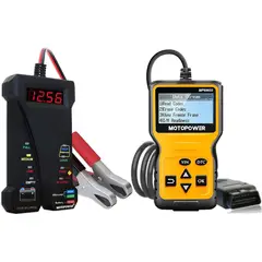 MOTOPOWER - Escáner de Batería 12v Con Lector de Código Motorpower