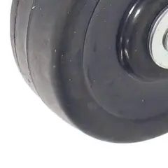 FERRAWYY - Rueda Industrial Negra Giratoria de 1-1/2 Pulgadas