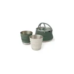 SEA TO SUMMIT - Combo Te Para Camping 3 Piezas de Acero Inoxidable Color Verde