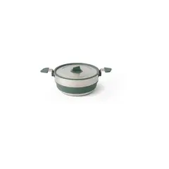 SEA TO SUMMIT - Olla Plegable Para Camping de Acero Inoxidable de 3L