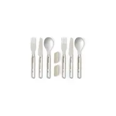 SEA TO SUMMIT - Juego de Cubiertos de Acero Inoxidable 6 Piezas