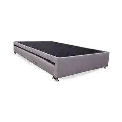 MUEBLES REM - Cama Tarima Nido Zehnder Sencilla 100 Gris Claro